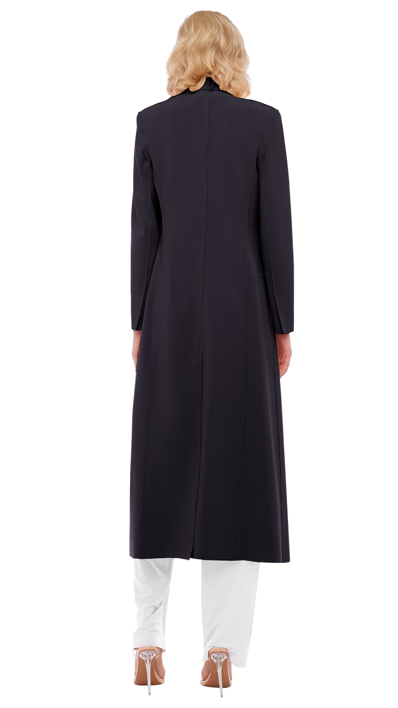 Norma Kamali SINGLE BREASTED COAT