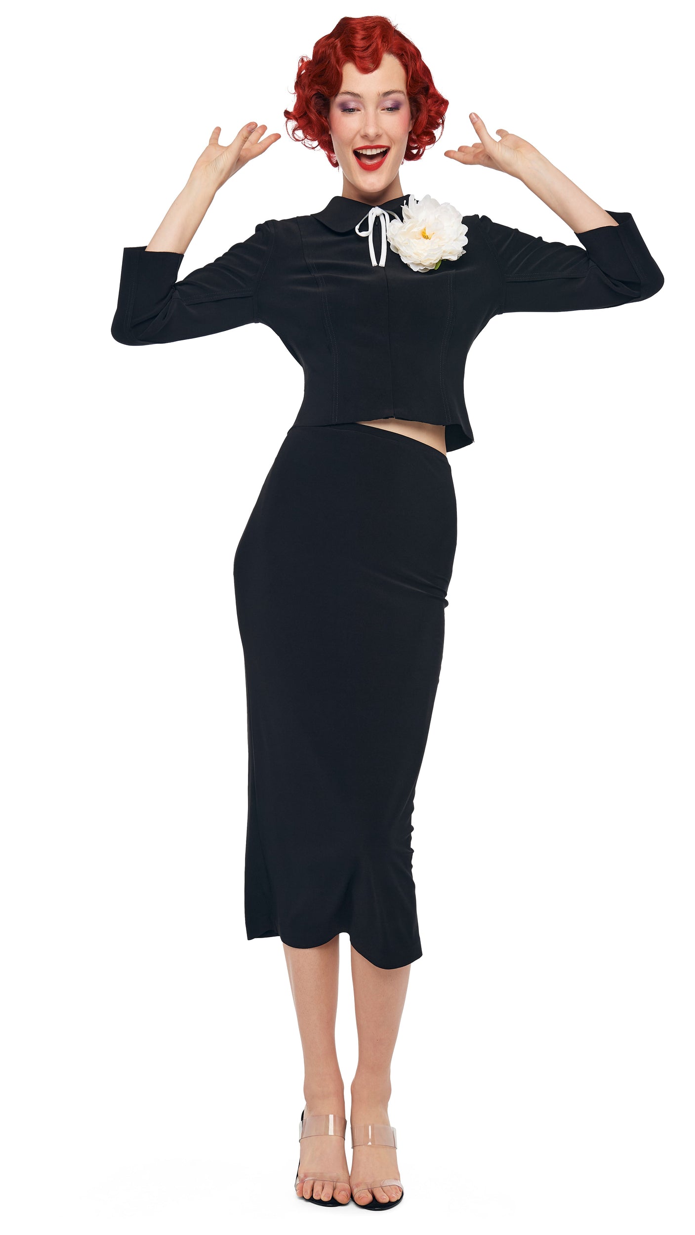 Norma Kamali STRAIGHT SKIRT TO MIDCALF