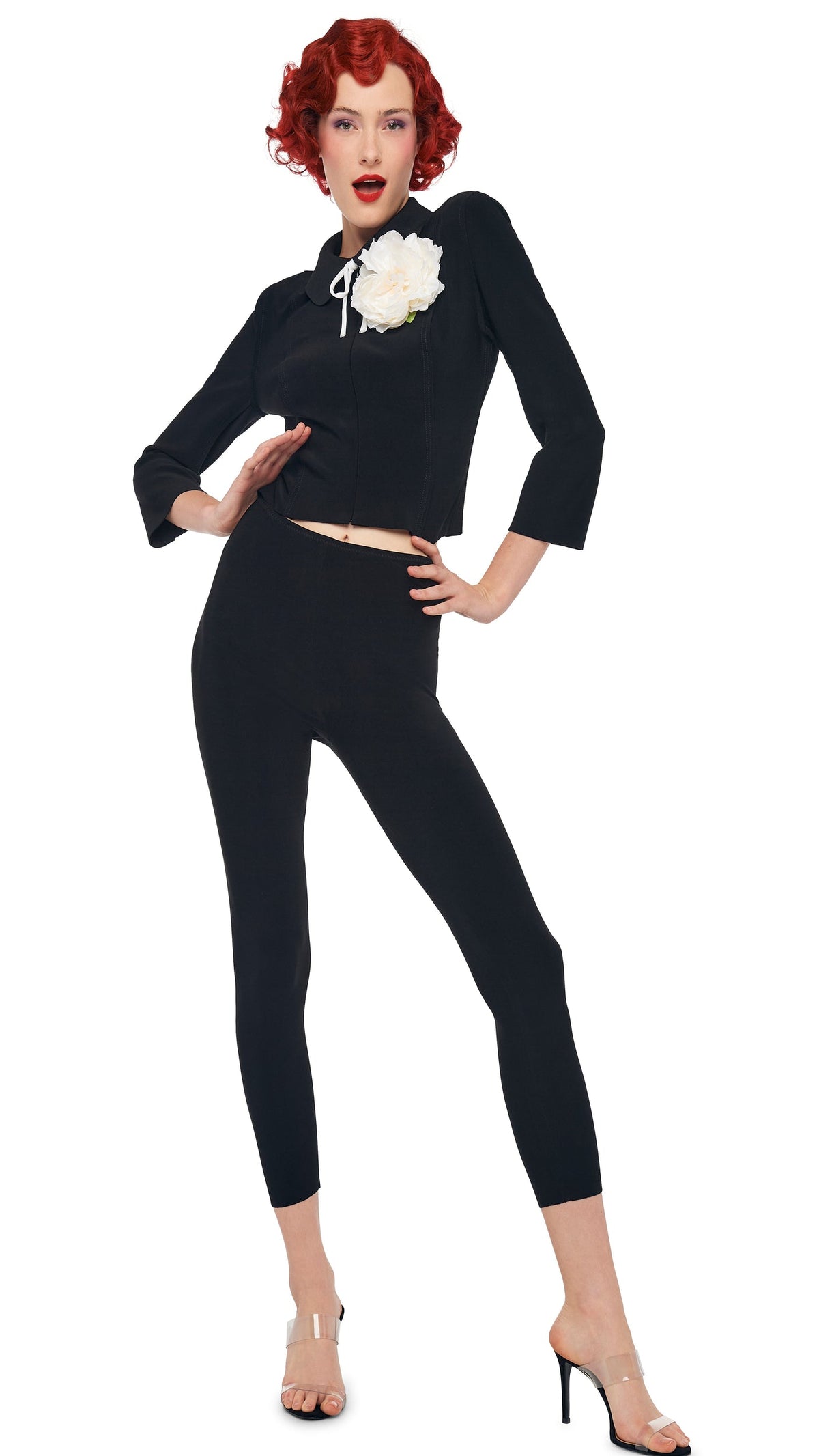 Norma Kamali CROPPED LEGGING W/O WAISTBAND