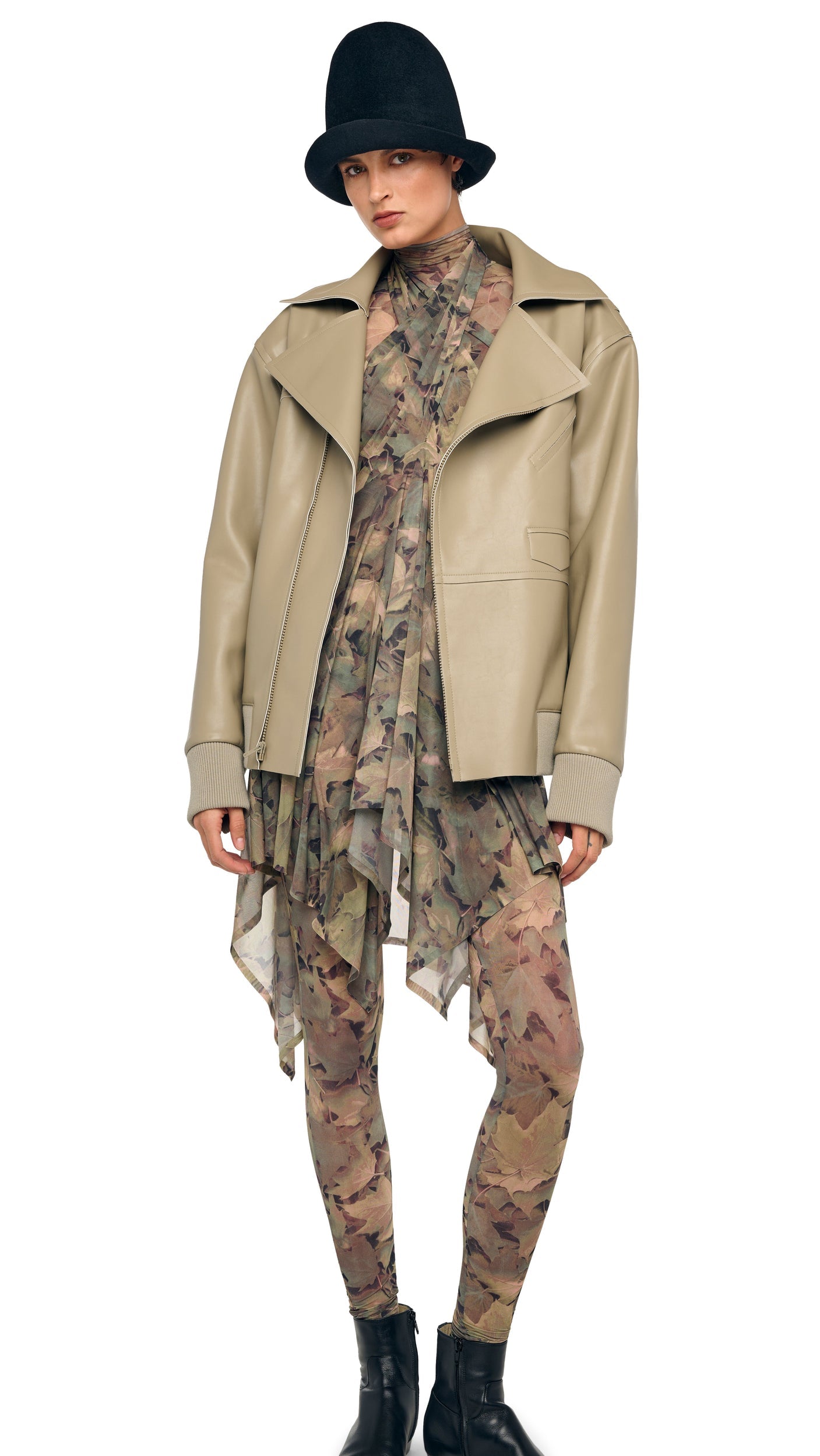 Norma Kamali OVERSIZED MOTO JACKET