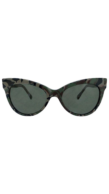 Norma Kamali SQUARE CAT EYE SUNGLASSES