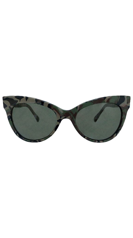 Norma Kamali SQUARE CAT EYE SUNGLASSES
