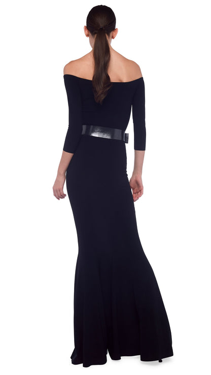 Norma Kamali OFF SHOULDER FISHTAIL GOWN