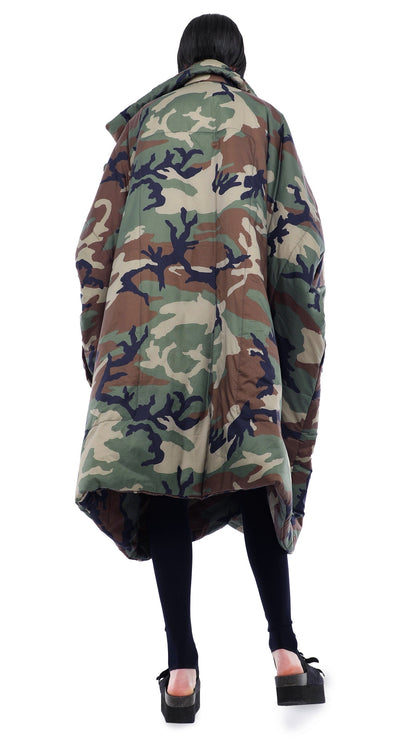 Norma Kamali BLANKET SLEEPING BAG COAT