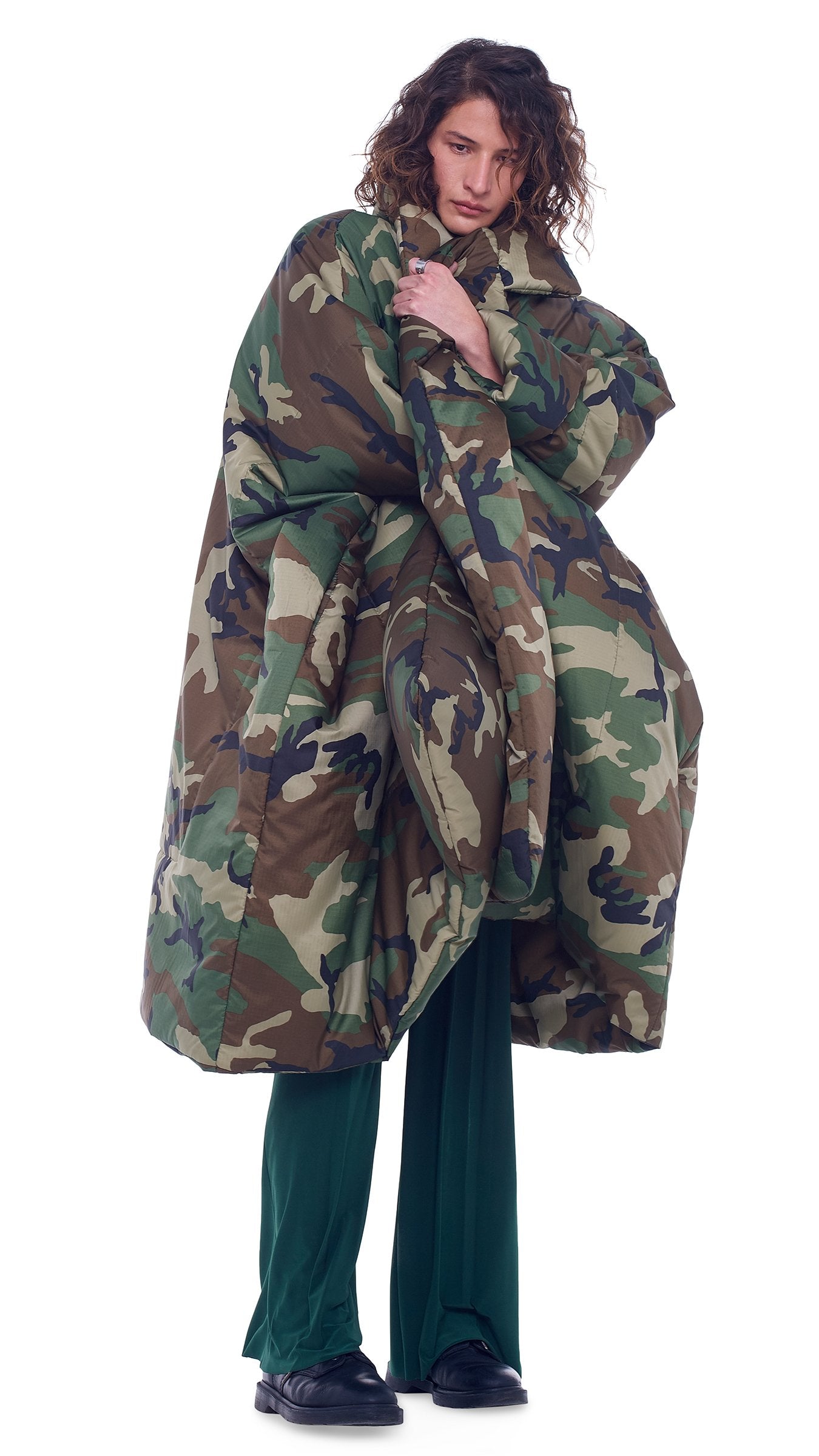 Norma Kamali BLANKET SLEEPING BAG COAT