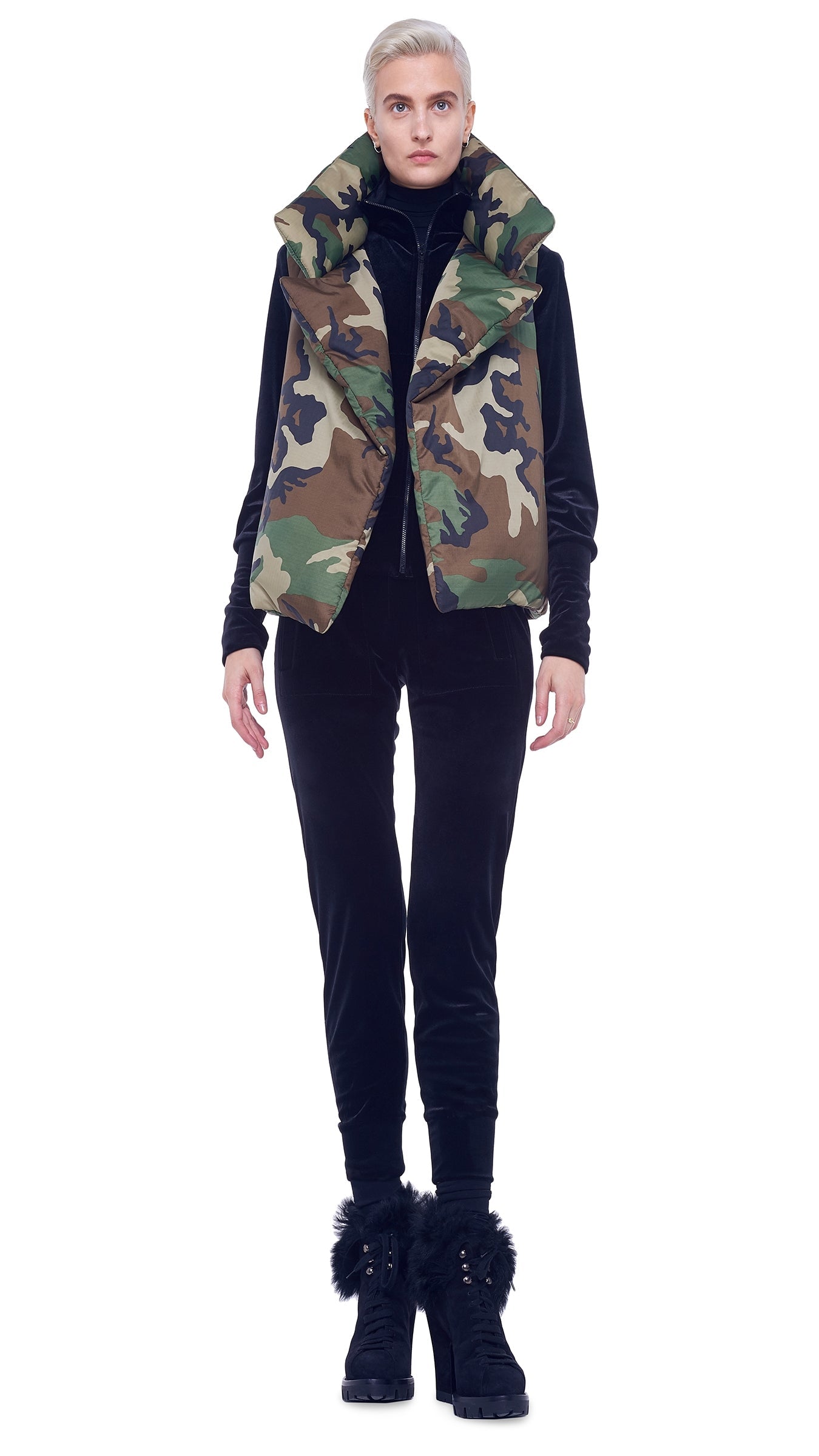 Norma Kamali SLEEPING BAG VEST