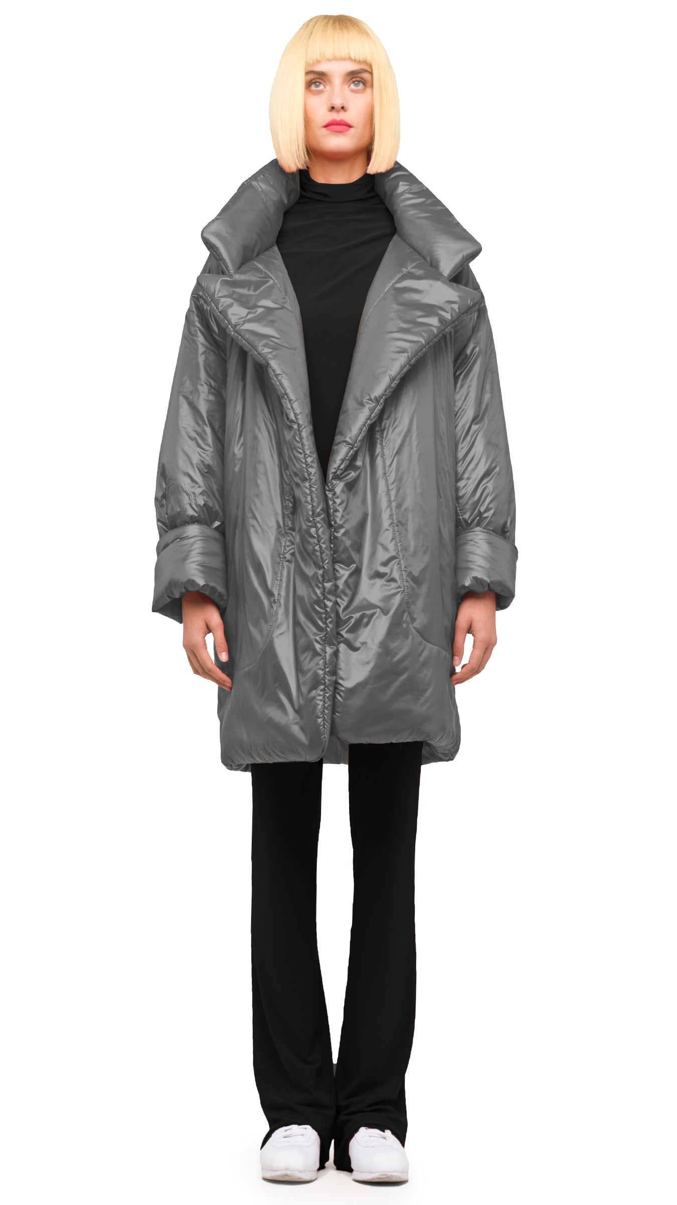 Norma Kamali SLEEPING BAG COAT TO KNEE