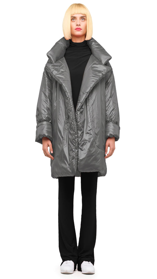 Norma Kamali SLEEPING BAG COAT TO KNEE
