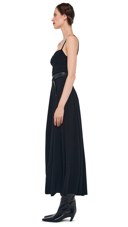 Norma Kamali UNDERWIRE MIDCALF DRESS