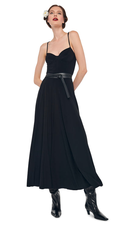Norma Kamali UNDERWIRE MIDCALF DRESS