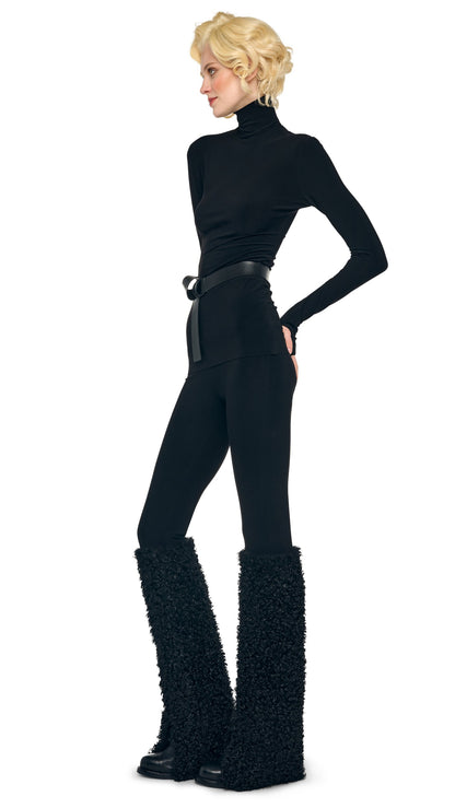 Norma Kamali LONG SLEEVE TURTLE TOP