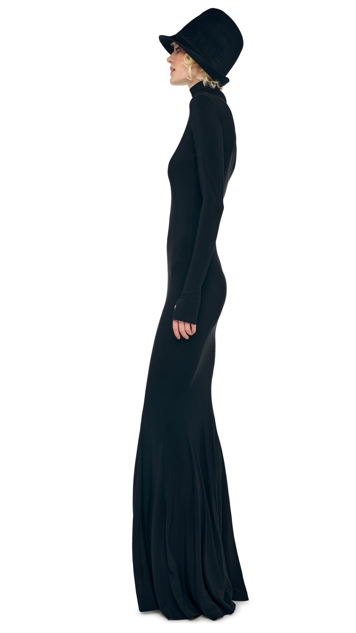 Norma Kamali TURTLE FISHTAIL GOWN