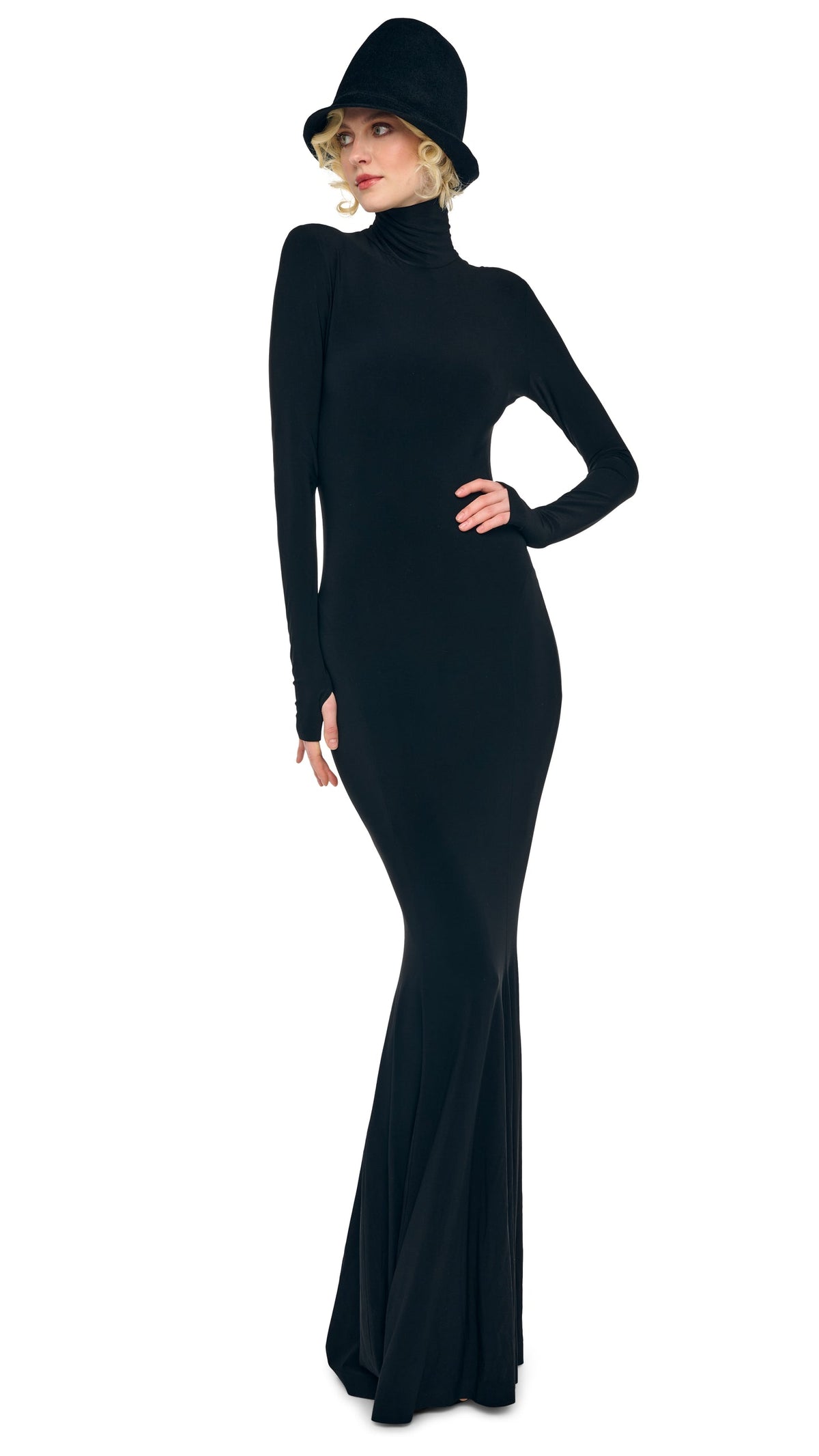 Norma Kamali TURTLE FISHTAIL GOWN