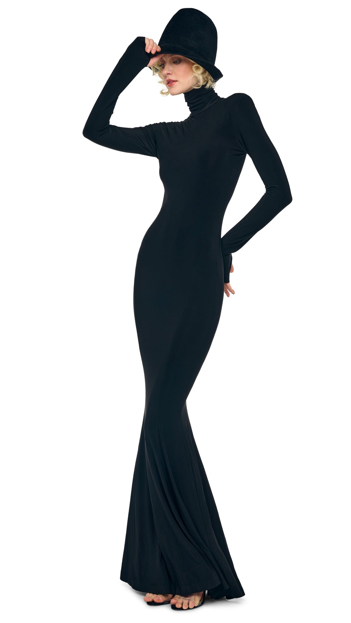 Norma Kamali TURTLE FISHTAIL GOWN
