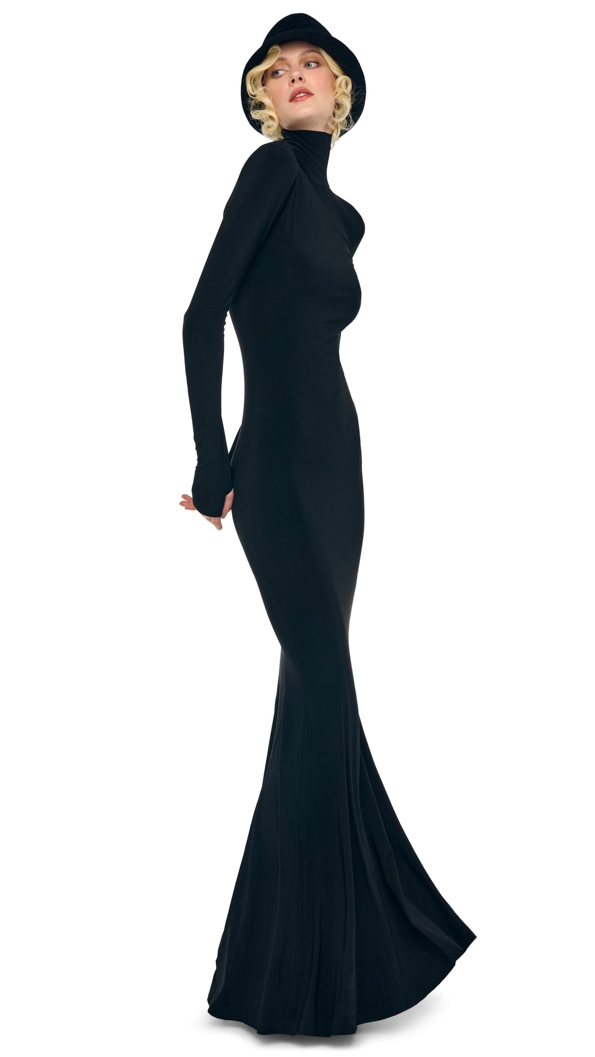 Norma Kamali TURTLE FISHTAIL GOWN