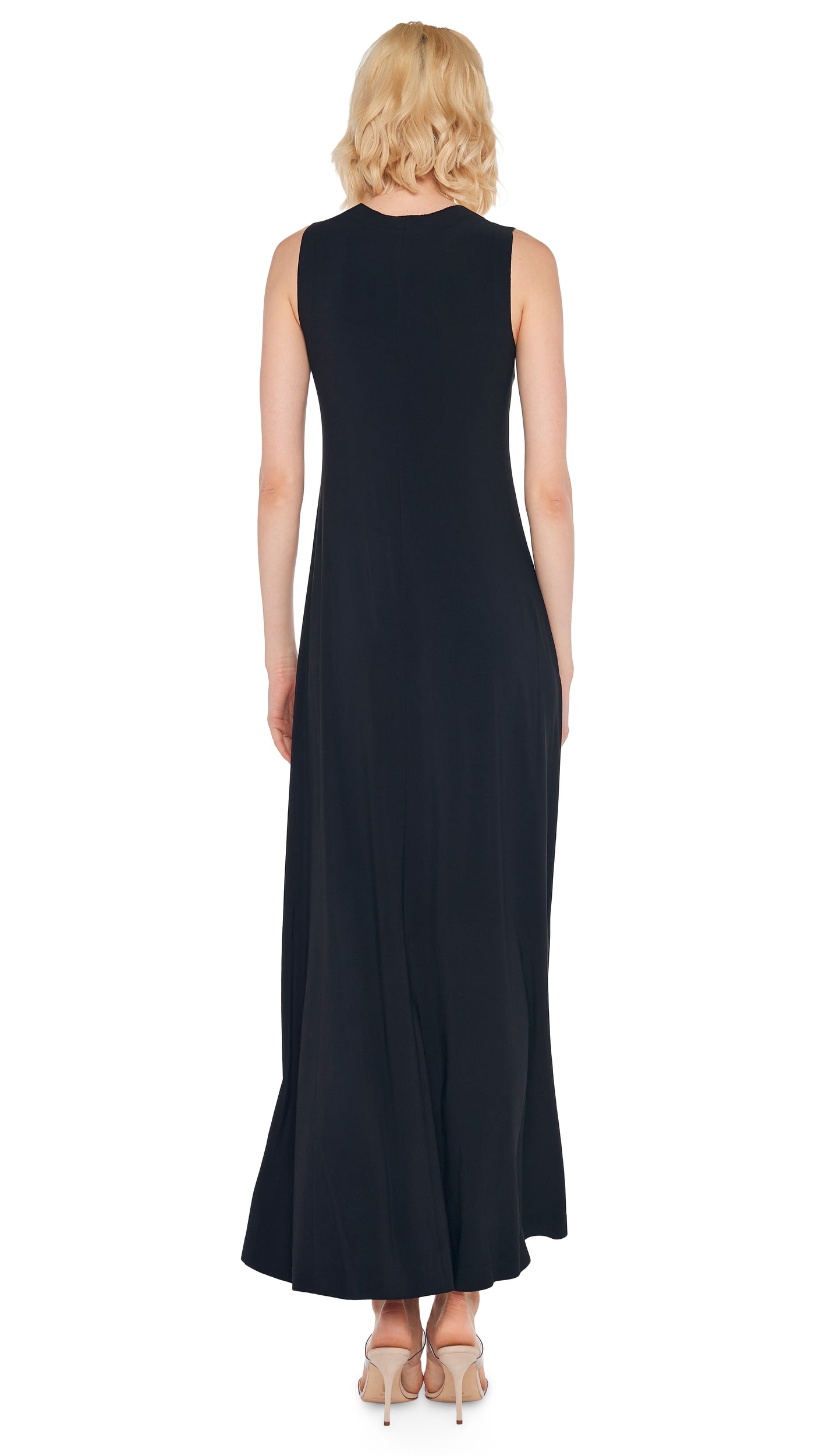 Norma Kamali SLEEVELESS LONG SWING DRESS