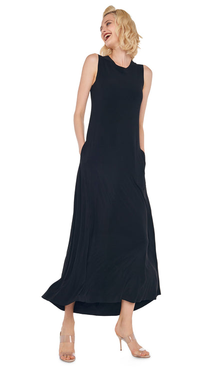 Norma Kamali SLEEVELESS LONG SWING DRESS