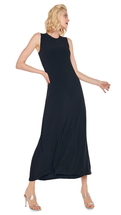 Norma Kamali SLEEVELESS LONG SWING DRESS
