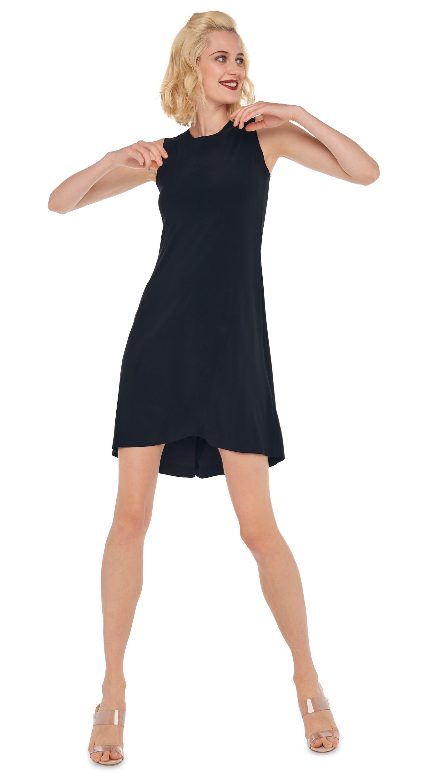 Norma Kamali SLEEVELESS SWING DRESS