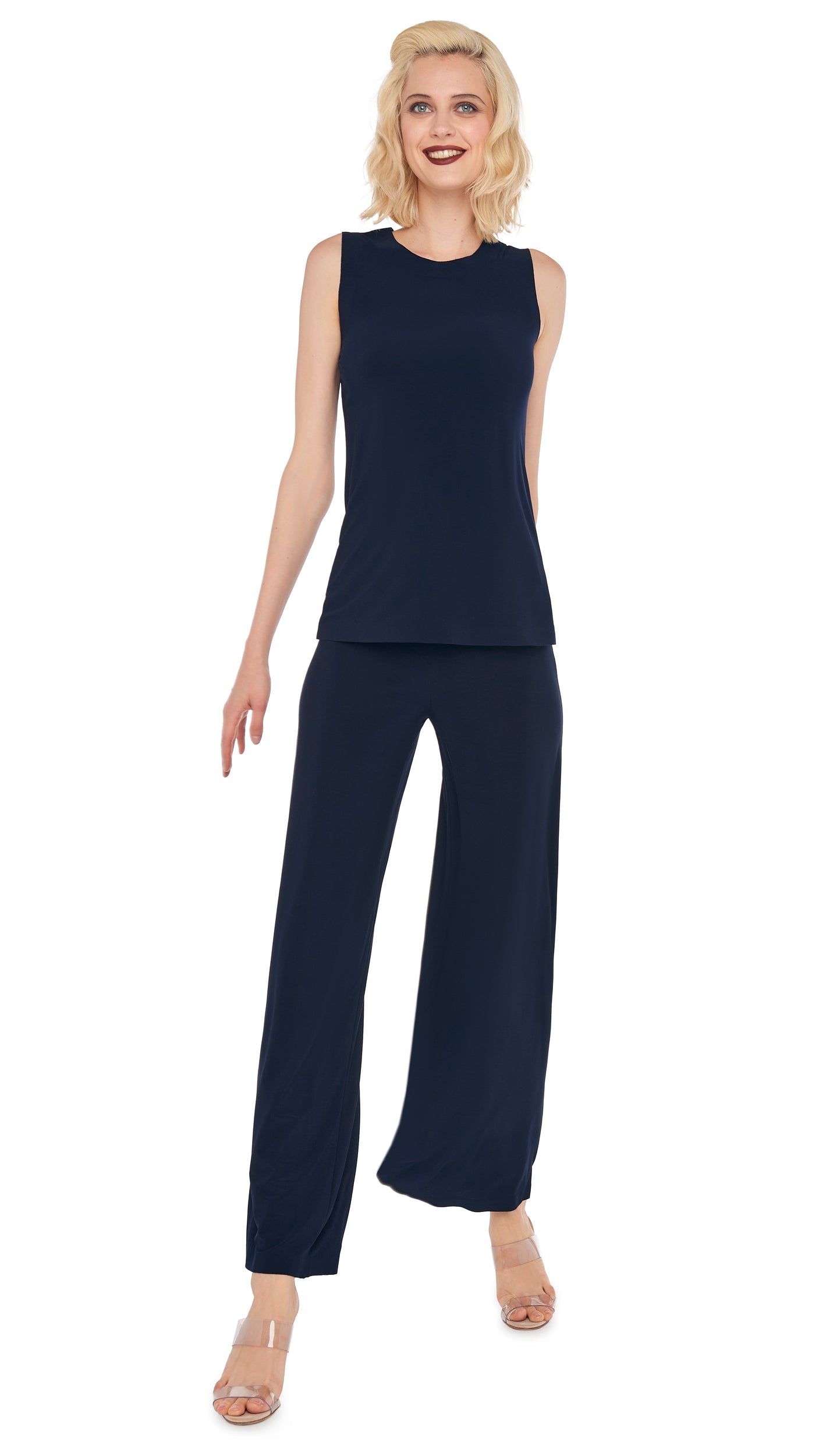 Norma Kamali STRAIGHT LEG PANT