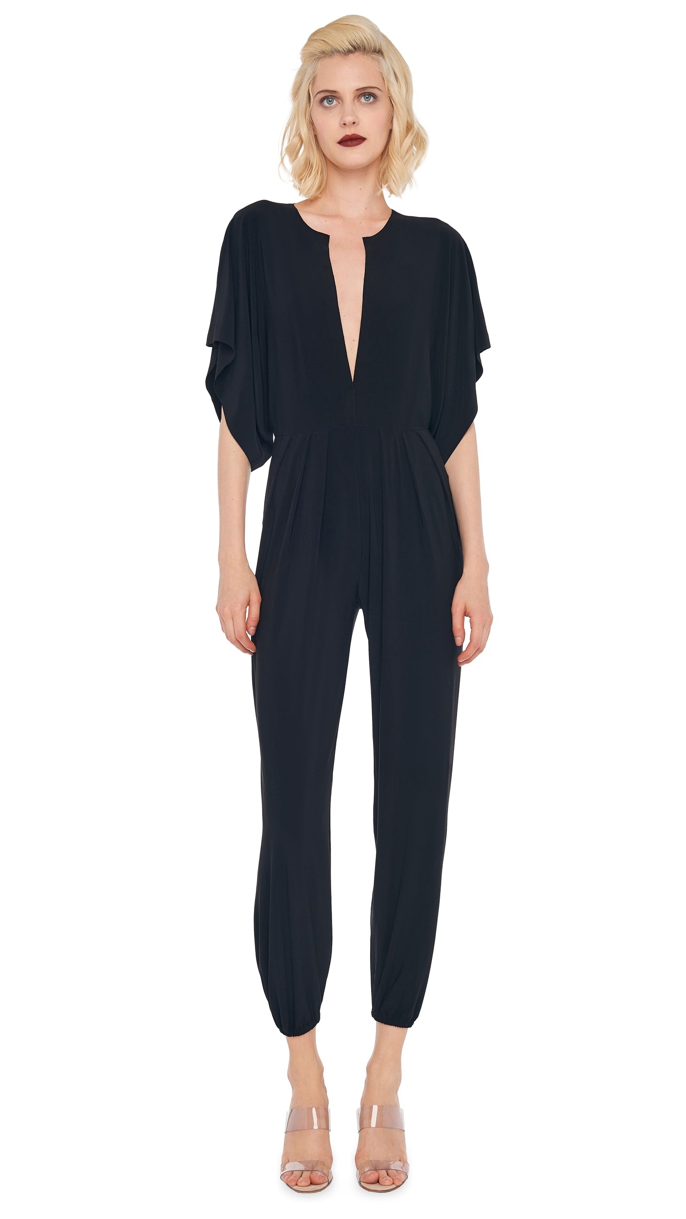Norma Kamali RECTANGLE JOG JUMPSUIT