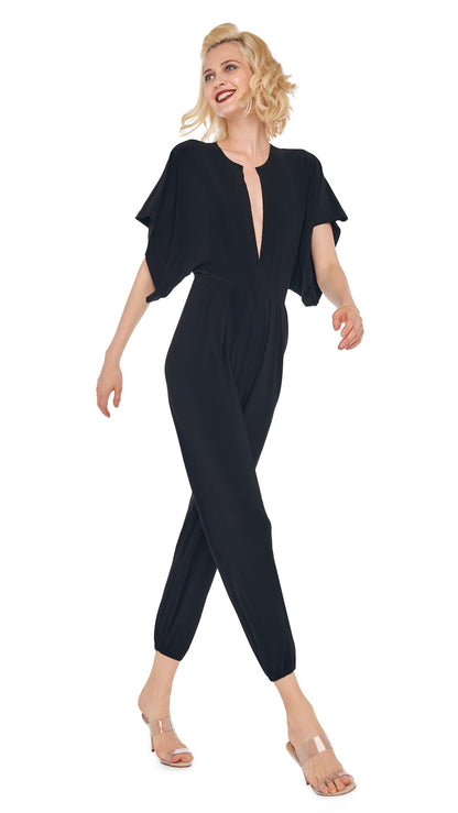 Norma Kamali RECTANGLE JOG JUMPSUIT