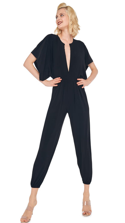 Norma Kamali RECTANGLE JOG JUMPSUIT