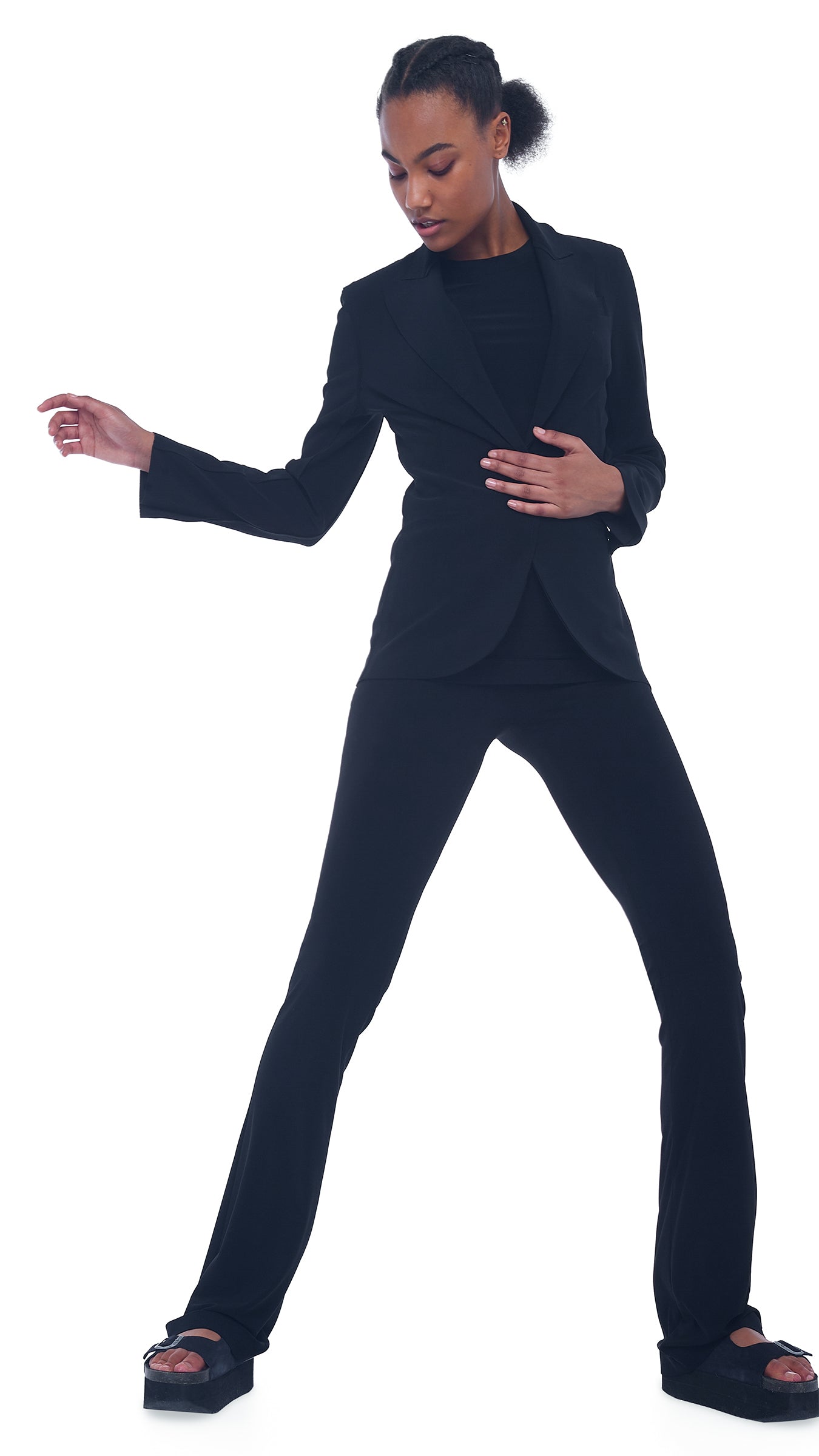 Norma Kamali SINGLE BREASTED JACKET