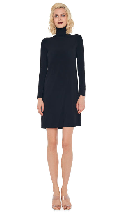 Norma Kamali TURTLENECK DRESS TO KNEE