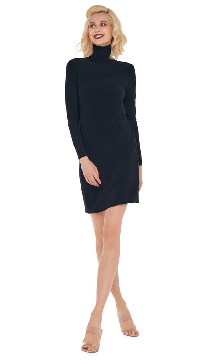 Norma Kamali TURTLENECK DRESS TO KNEE