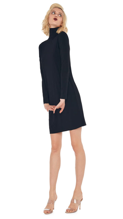 Norma Kamali TURTLENECK DRESS TO KNEE