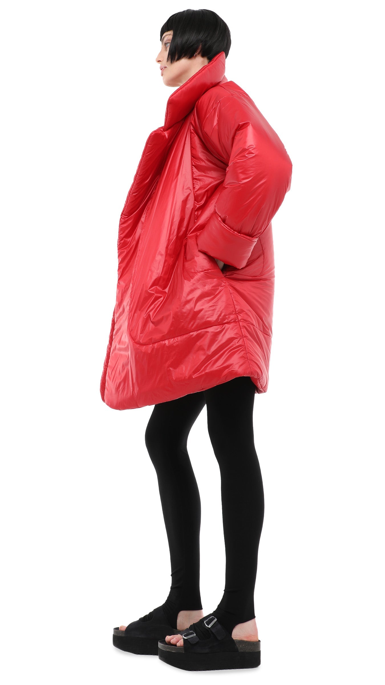 Norma Kamali SLEEPING BAG COAT TO KNEE