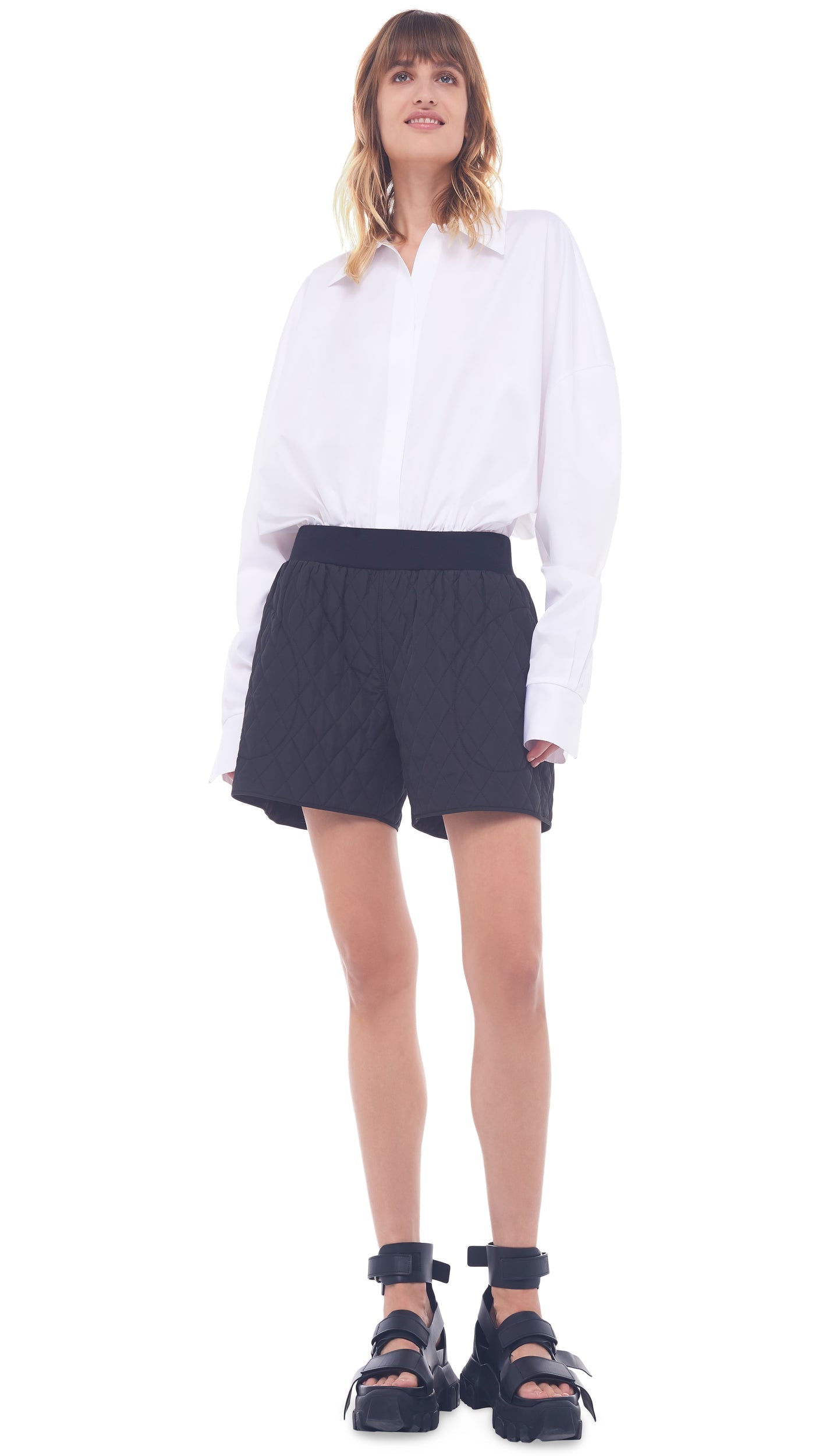 Norma Kamali OVERSIZE BF NK BODYSUIT
