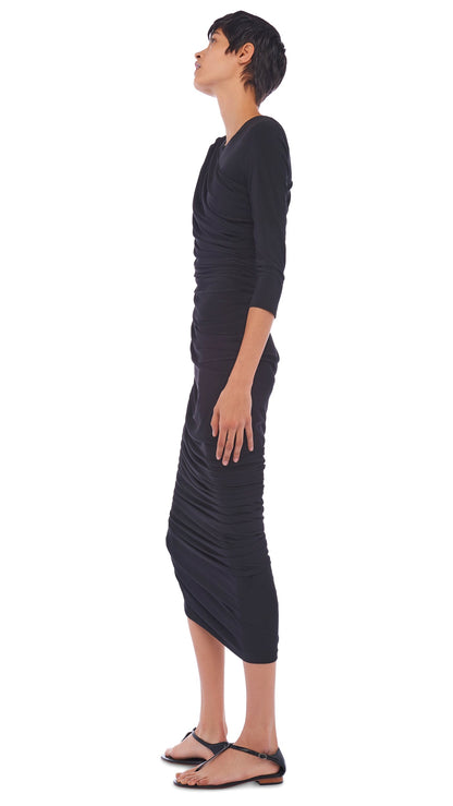 Norma Kamali LONG SLEEVE DIANA GOWN