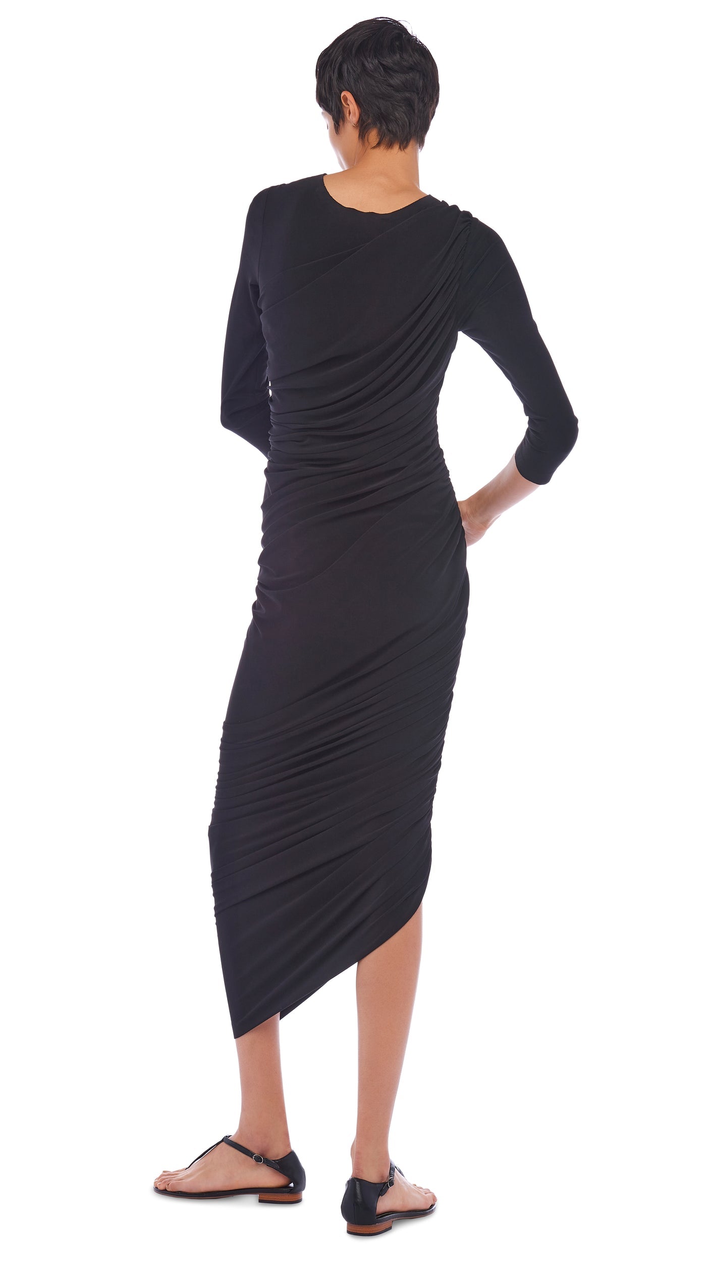 Norma Kamali LONG SLEEVE DIANA GOWN