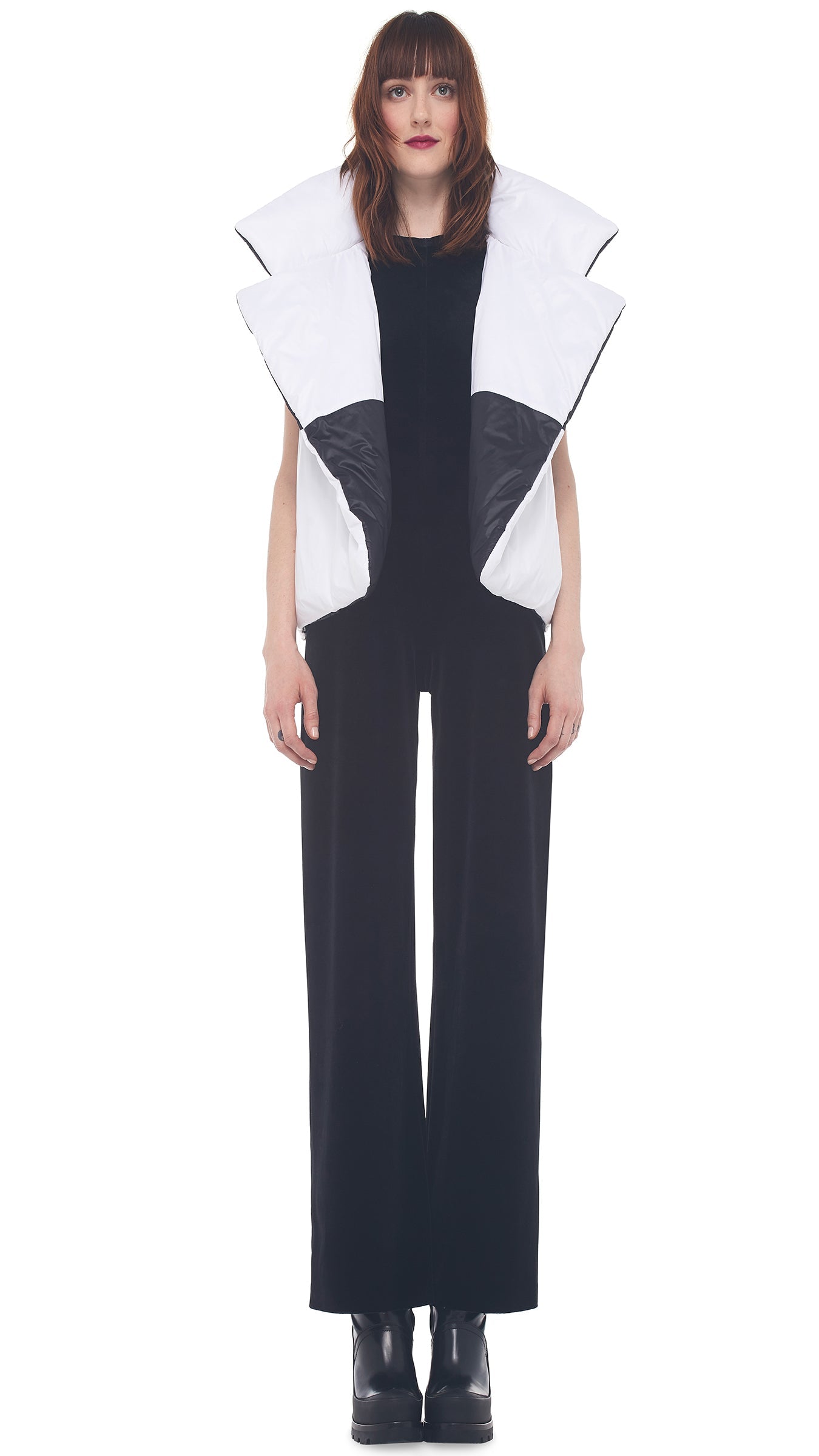 Norma Kamali REVERSIBLE SLEEPING BAG VEST