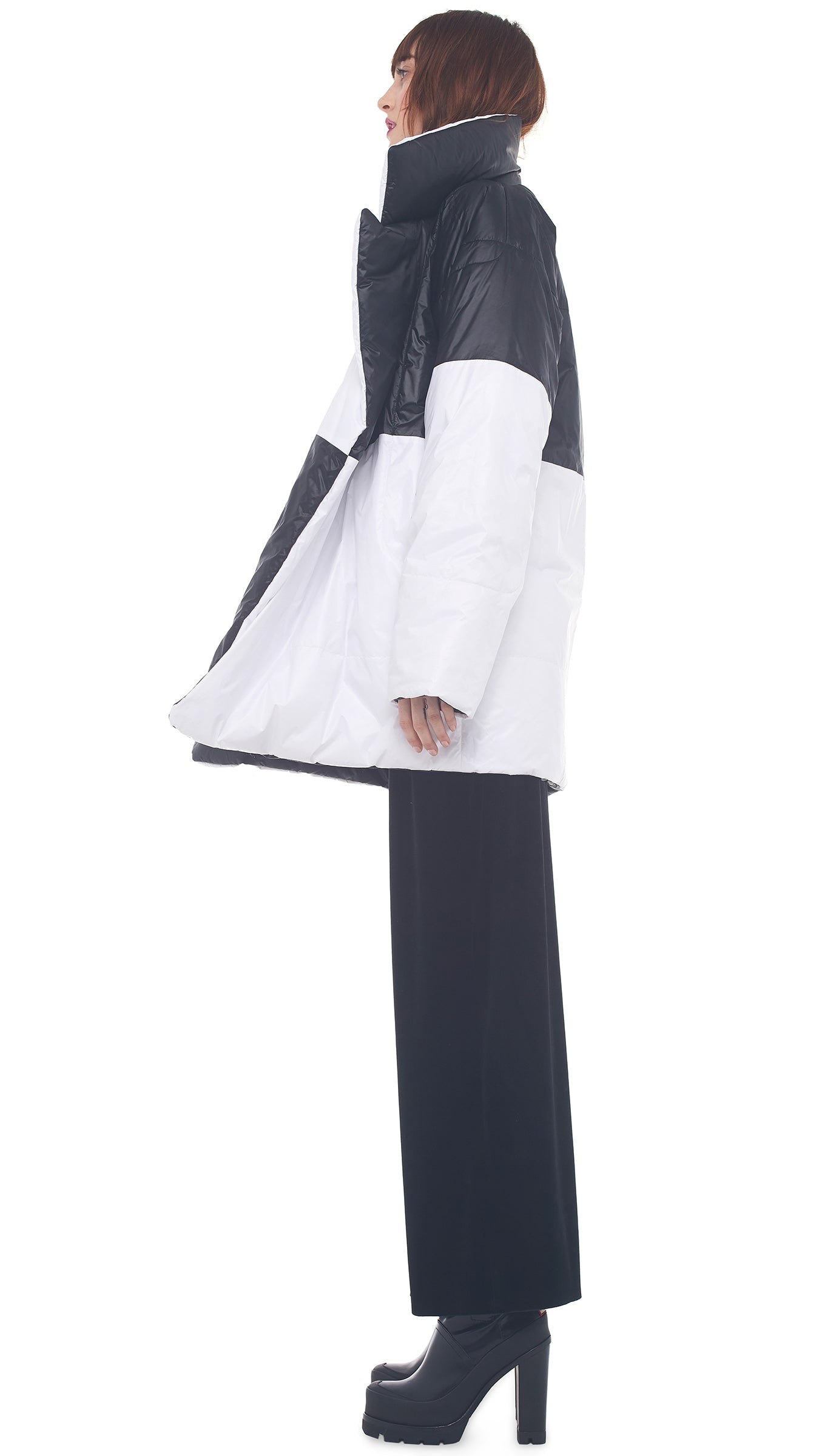 Norma Kamali REVERSIBLE SLEEPING BAG COAT