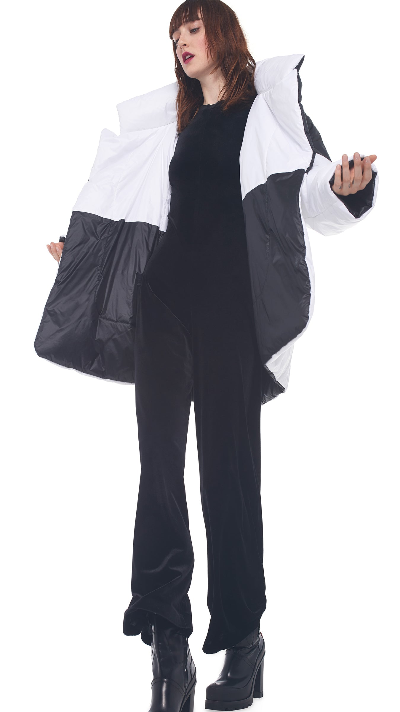 Norma Kamali REVERSIBLE SLEEPING BAG COAT