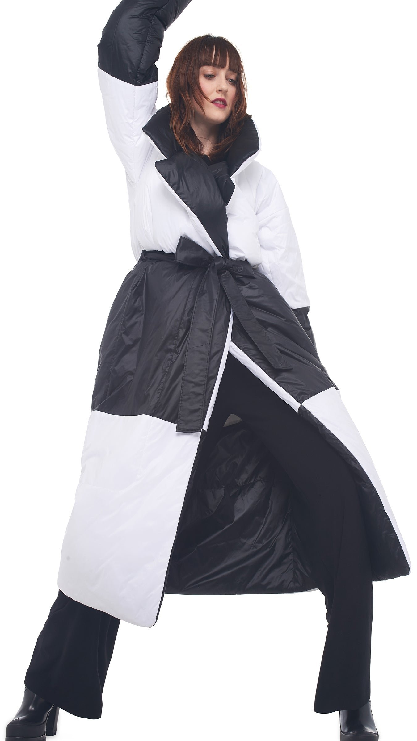 Norma Kamali REVERSIBLE SLEEPING BAG COAT