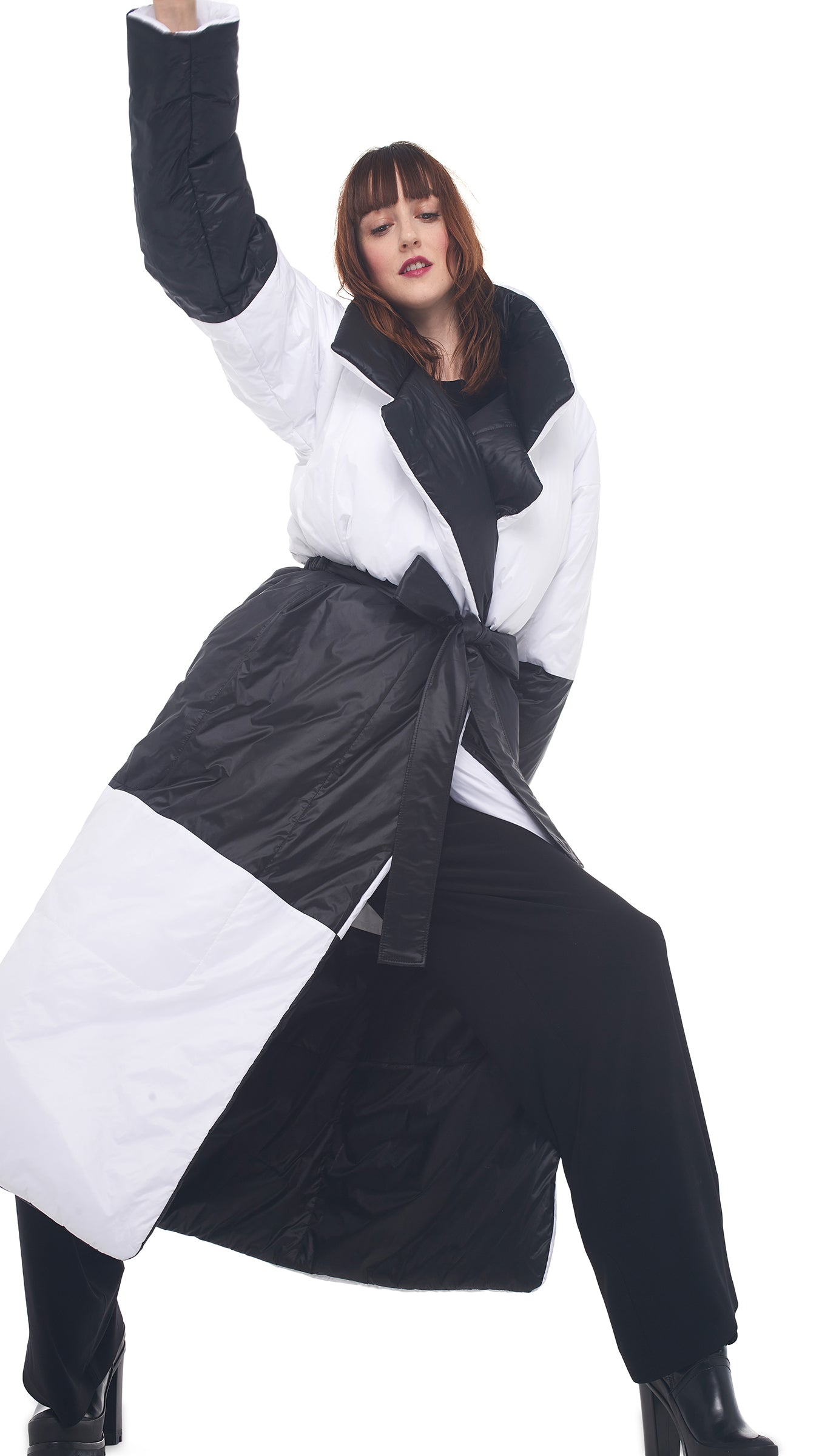 Norma Kamali REVERSIBLE SLEEPING BAG COAT
