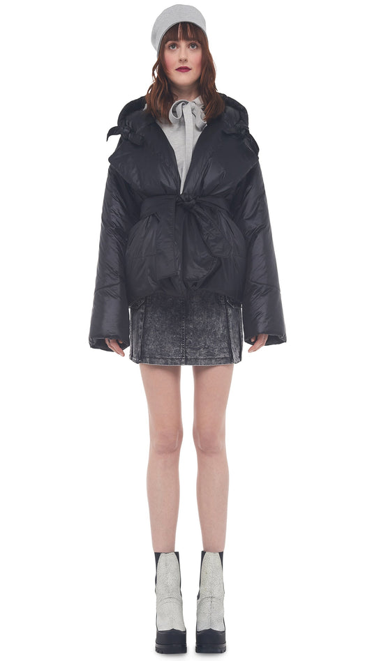 Norma Kamali HOODED SLEEPING BAG JACKET