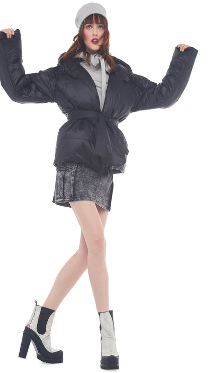 Norma Kamali HOODED SLEEPING BAG JACKET