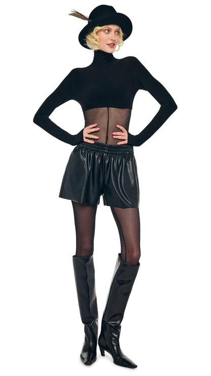 Norma Kamali CROPPED TURTLE TOP