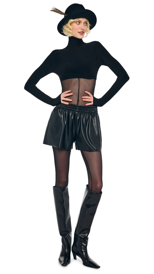 Norma Kamali CROPPED TURTLE TOP