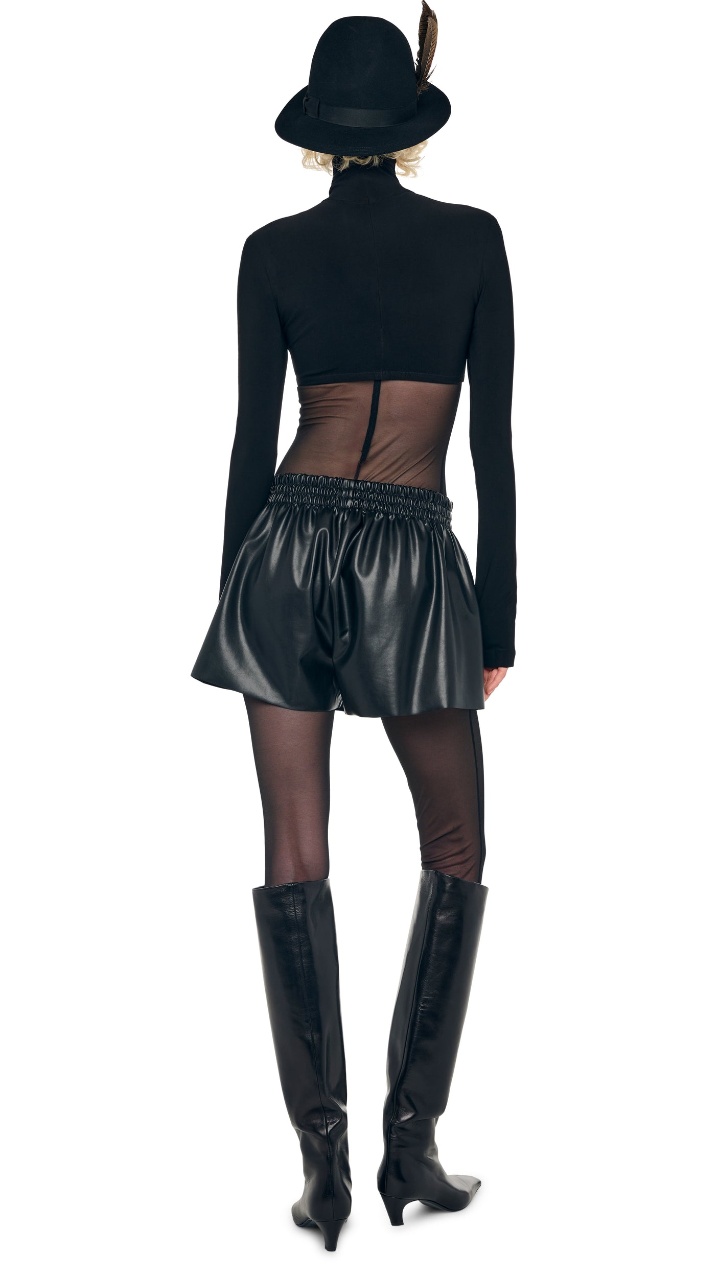 Norma Kamali CROPPED TURTLE TOP