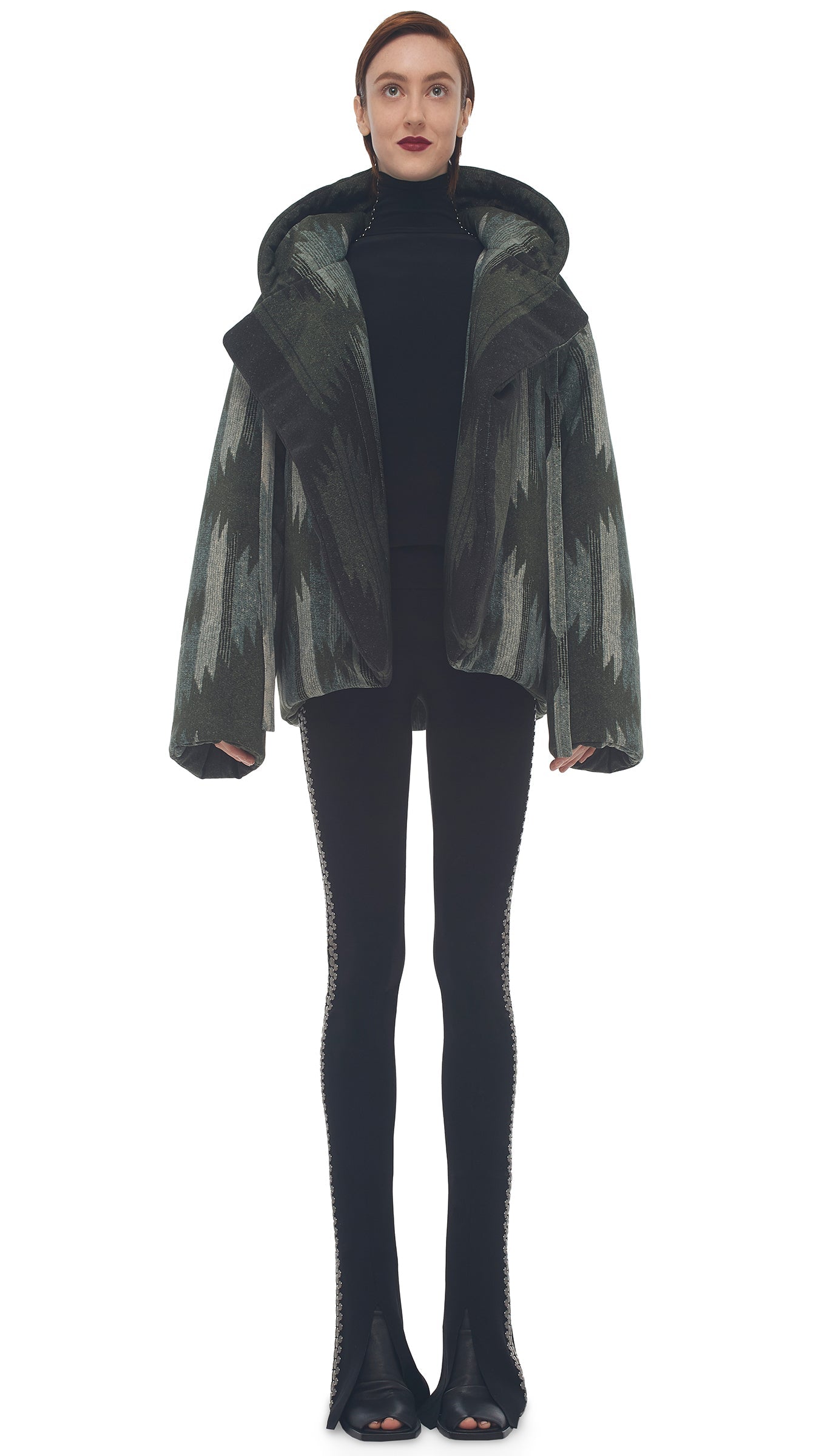 Norma Kamali HOODED SLEEPING BAG JACKET