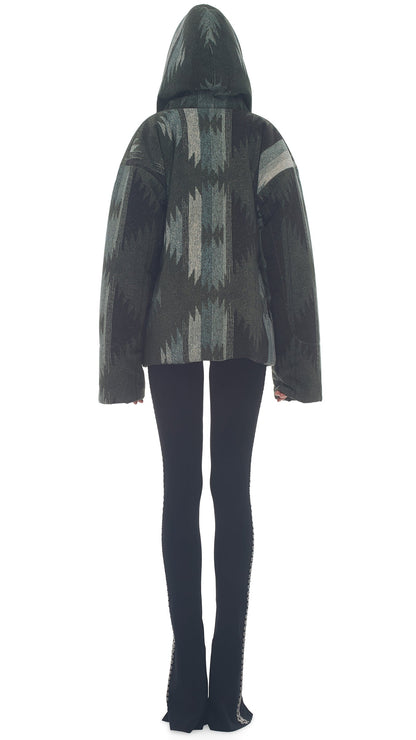 Norma Kamali HOODED SLEEPING BAG JACKET