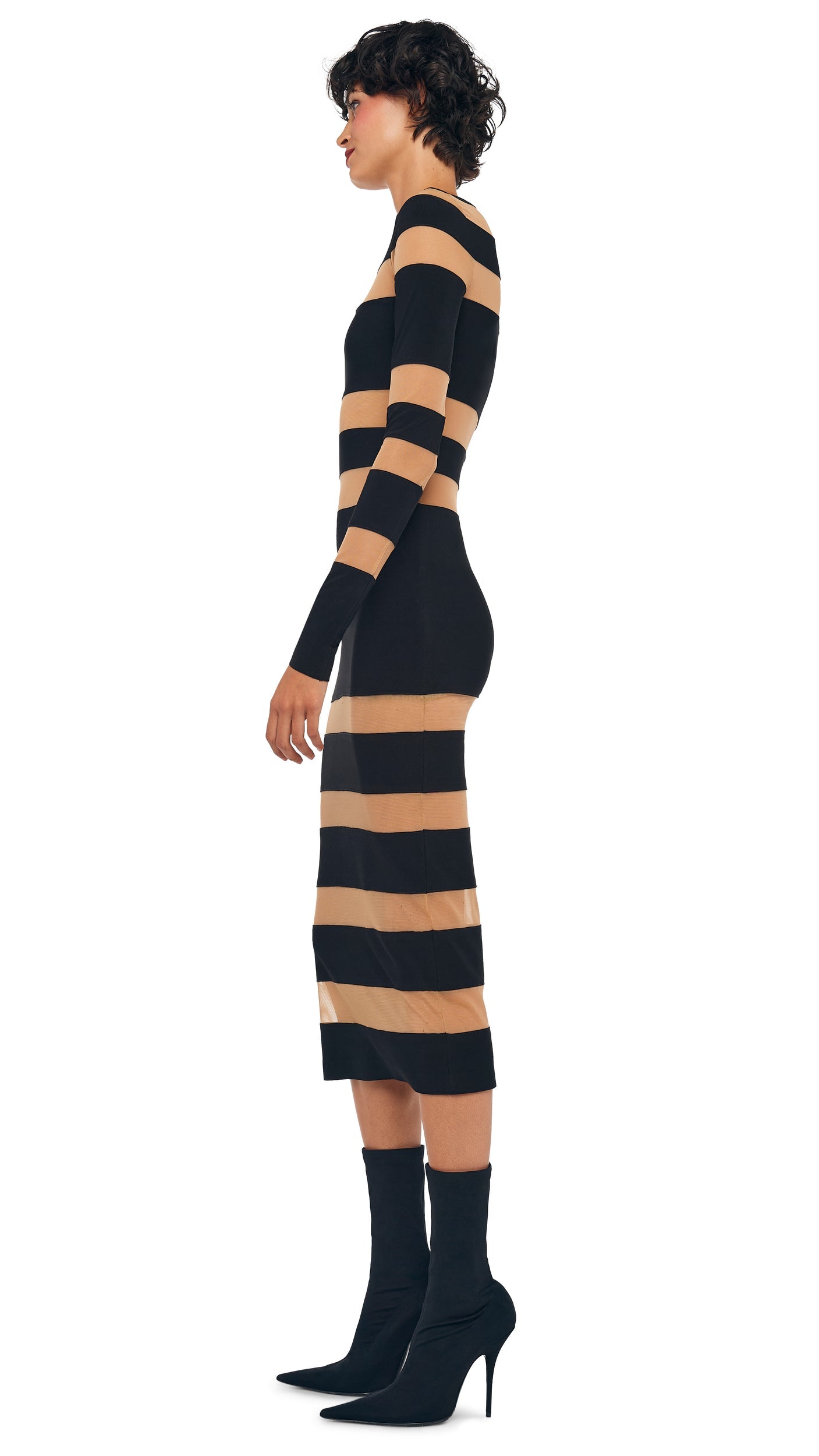 Norma Kamali SPLICED DRESS