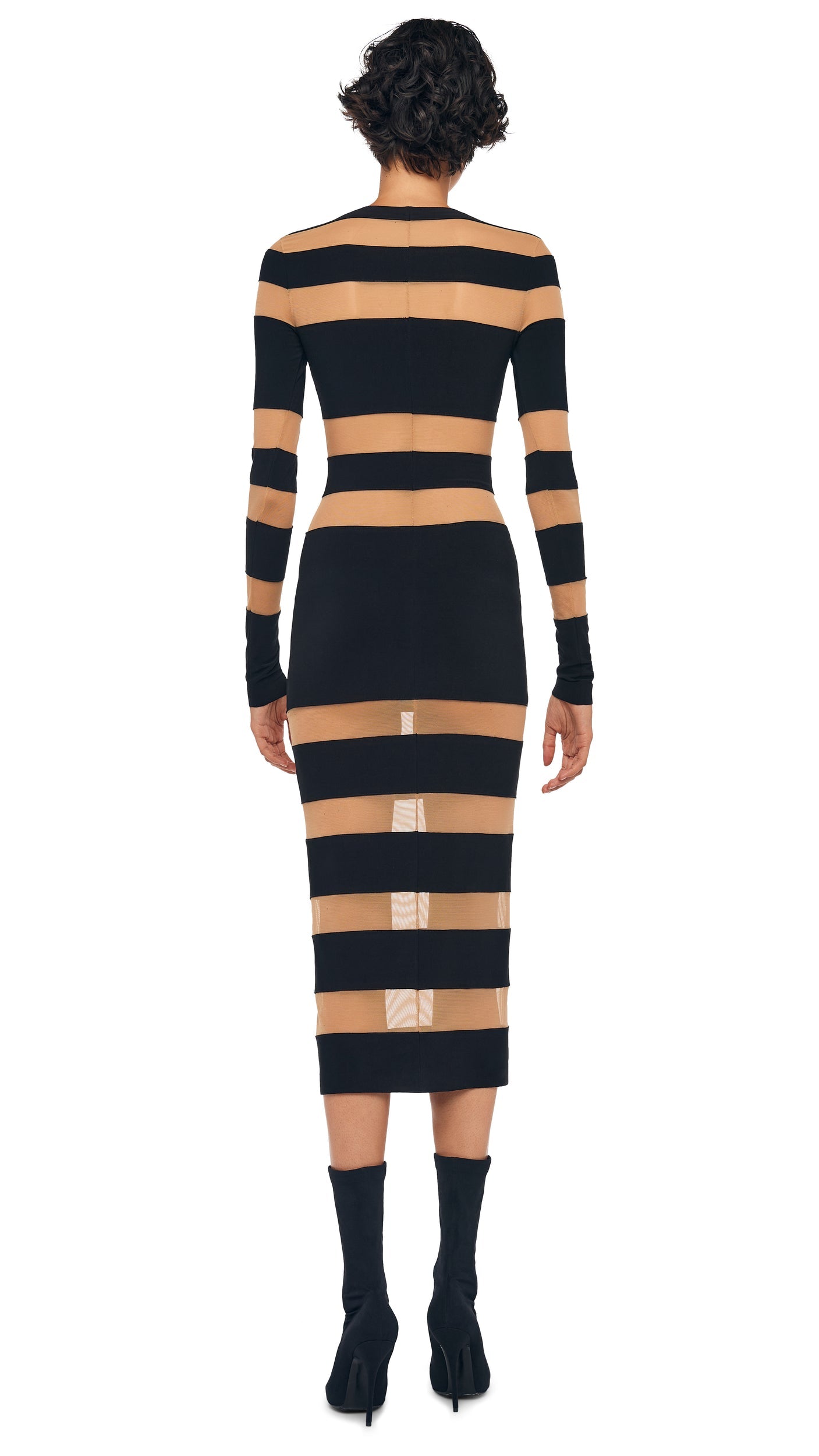 Norma Kamali SPLICED DRESS