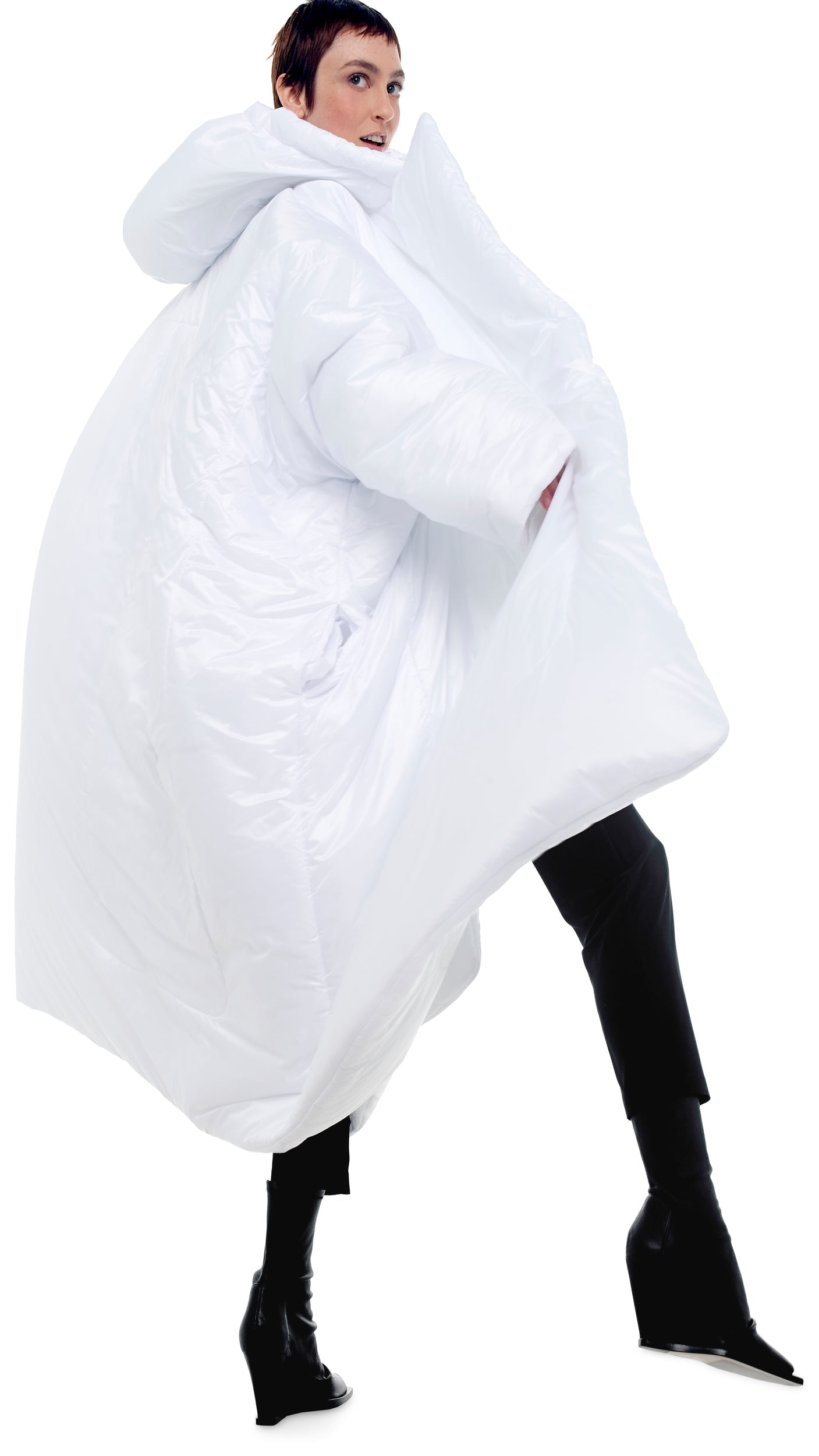 Norma Kamali HOODED BLANKET SLEEPING BAG